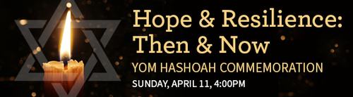 Banner Image for Yom HaShoah: Beth Abraham, Beth Jacob, and Temple Sinai Join Together for a Commemoration